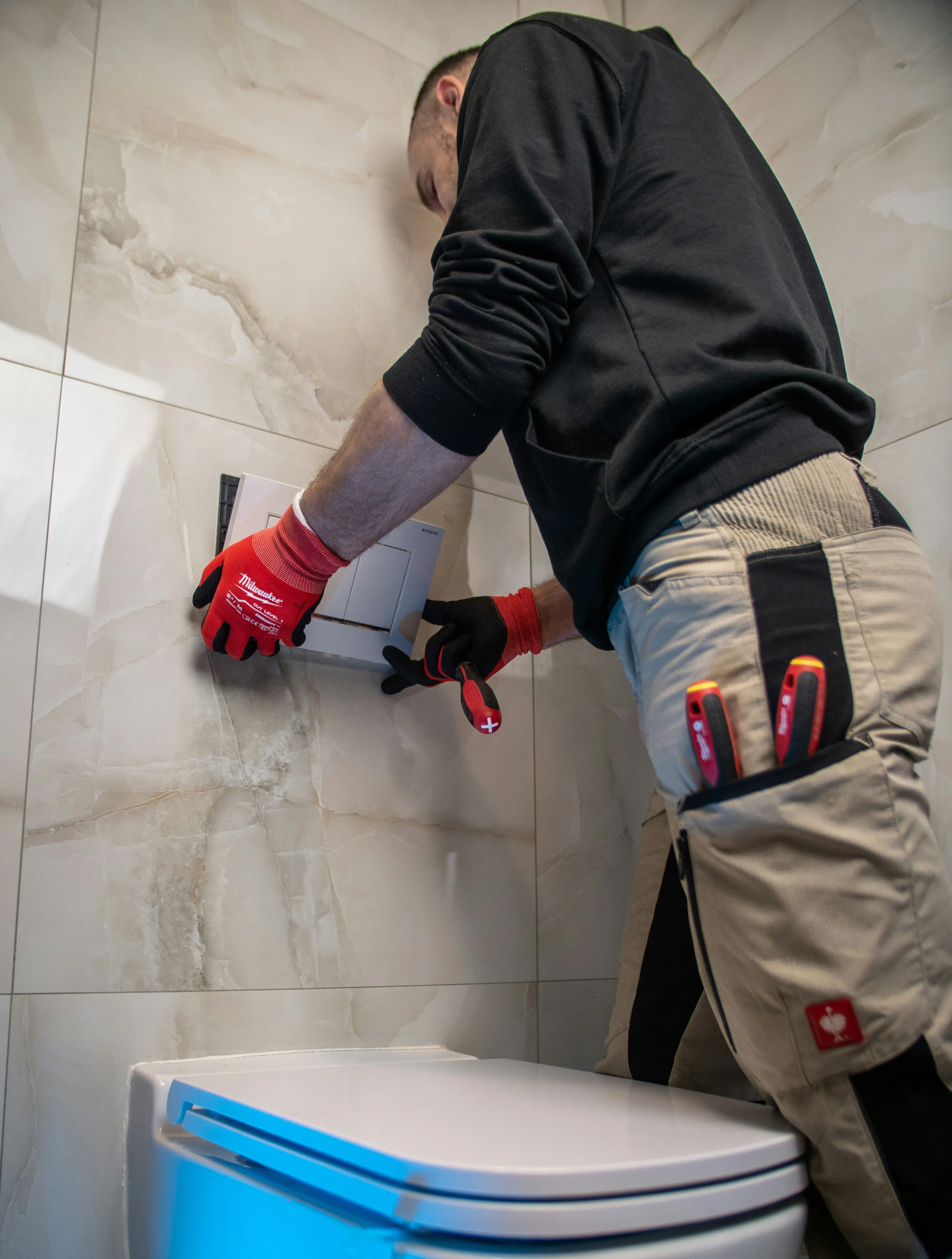 Tradesperson on site